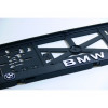 Podložka pod SPZ auta s 3D chromovým nápisem BMW. Vysoká flexibilita podznačky, kde ani při menších nárazech nedochází k prasknutí nebo ztrátě SPZ. Barva: černá s chromovým logem a nápisem Ma...