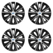 Poklice pro Volvo (bílé) 15 RAPIDE silver and black