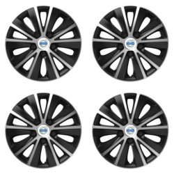 Poklice pro Volvo (bílé) 15 RAPIDE silver and black