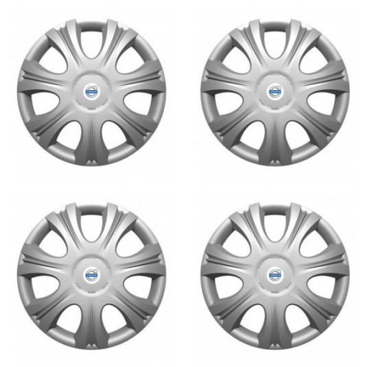 Poklice pro Volvo (bílé) 15 IMPULSE