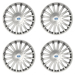 Poklice pro Volvo (bílé) 16 CRYSTAL silver