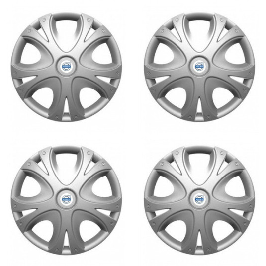 Poklice pro Volvo (bílé) 16 DYNAMIC