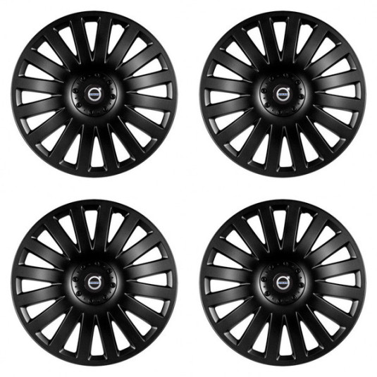 Poklice pro Volvo (černé) 15 Smart black