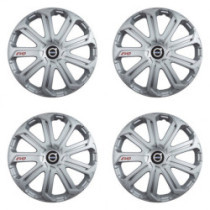 Poklice pro Volvo (černé) 15 Evo silver