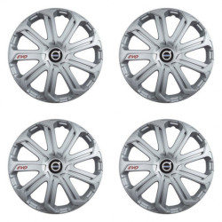 Poklice pro Volvo (černé) 15 Evo silver