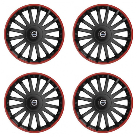 Poklice pro Volvo (černé) 15 CRYSTAL RO black