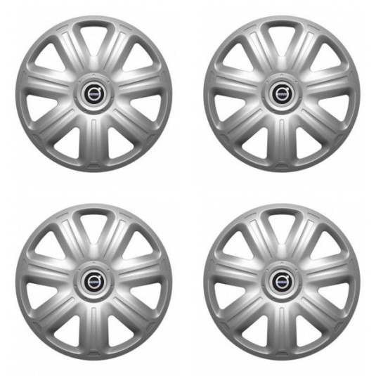 Poklice pro Volvo (černé) 15 COMFORT