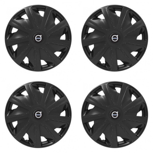 Poklice pro Volvo (černé) pre dodávky 15 Craft black