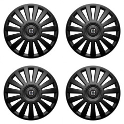 Poklice pro Volvo (černé) 16 Luxury black