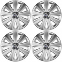 Poklice pro Volvo (černé) 16 Aviator carbon RC 16 silver