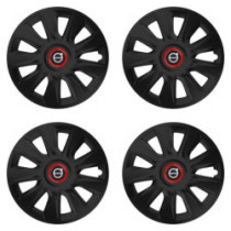 Poklice pro Volvo (černé) 16 STRATOS RR black