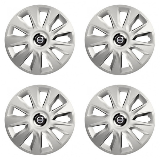 Poklice pro Volvo (černé) 16 STRATOS RC