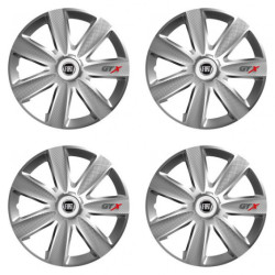 Poklice pro Fiat (černý) 14 GTX CARBON silver