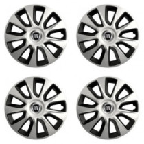 Poklice pro Fiat (černý) 14 STRATOS double colour