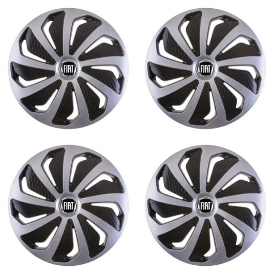 Poklice pro Fiat (černý) 15 WIND SB