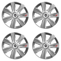 Poklice pro Fiat (černý) 15 GTX CARBON silver