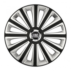 Poklice pro Fiat (černý) 15 TREND RC double colour