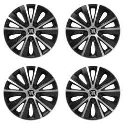 Poklice pro Fiat (černý) 15 RAPIDE silver and black