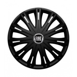 Poklice pro Fiat (černý) 15 SPARK BLACK
