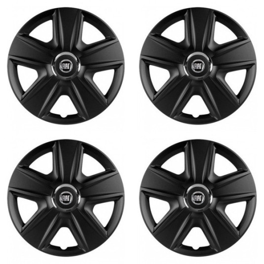 Poklice pro Fiat (černý) 15 ESPRIT RC BLACK