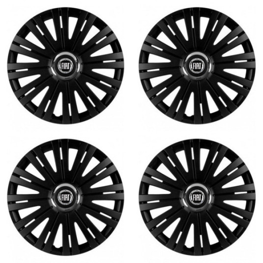 Poklice pro Fiat (černý) 15 ACTIVE RC BLACK
