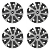 Poklice pro Fiat (černý) pre dodávky 15 Craft silver and black