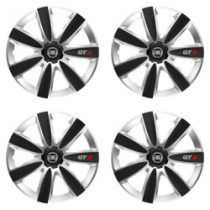 Poklice pro Fiat (černý) 16 GTX CARBON silver/black