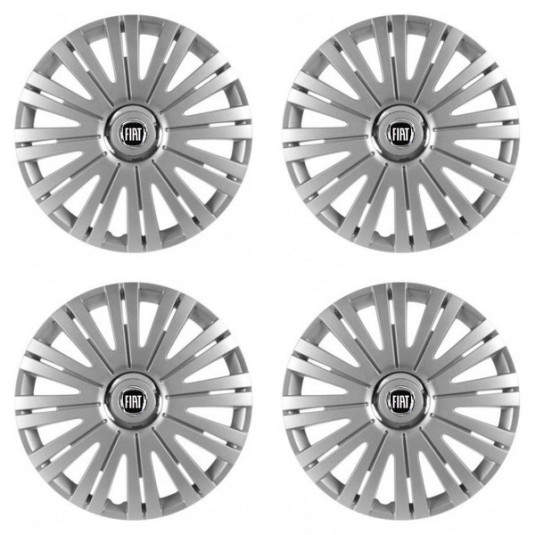 Poklice pro Fiat (černý) 16 ACTIVE RC