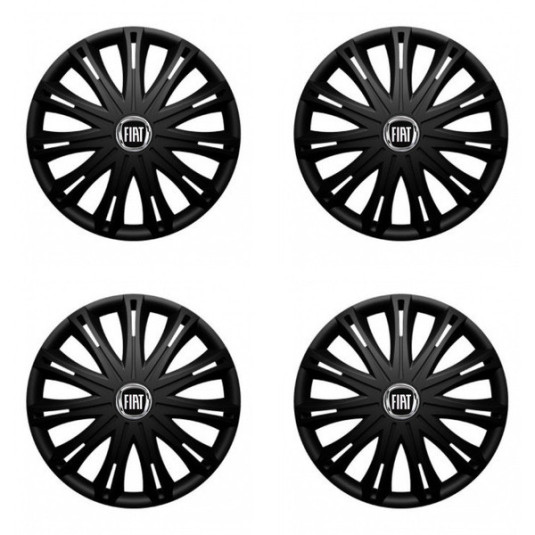 Poklice pro Fiat (černý) 17 SPARK BLACK