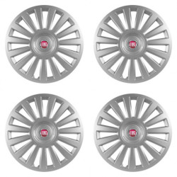 Poklice pro Fiat (červené) 14 Luxury