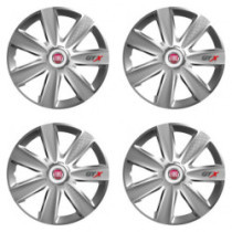Poklice pro Fiat (červené) 14 GTX CARBON silver