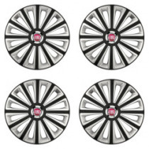 Poklice pro Fiat (červené) 14 TREND RC double colour