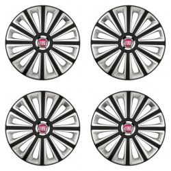 Poklice pro Fiat (červené) 14 TREND RC double colour