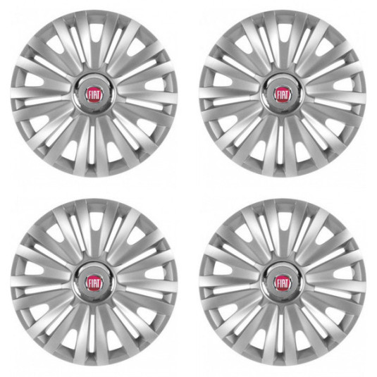 Poklice pro Fiat (červené) 14 ROYAL RC