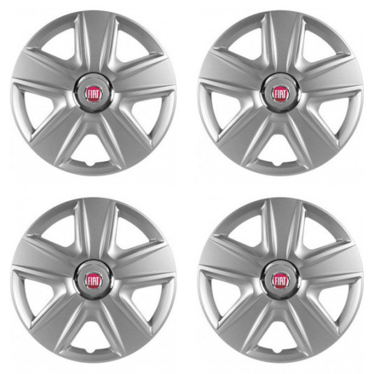 Poklice pro Fiat (červené) 14 ESPRIT RC