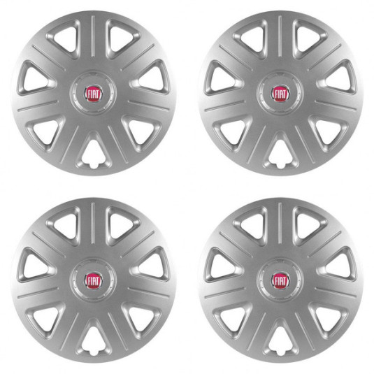 Poklice pro Fiat (červené) 15 Master