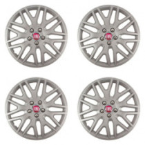 Poklice pro Fiat (červené) 15 DAKAR