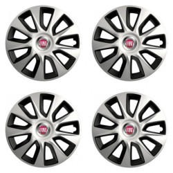 Poklice pro Fiat (červené) 15 STRATOS double colour - výpredaj