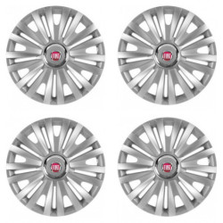 Poklice pro Fiat (červené) 15 ROYAL