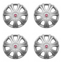 Poklice pro Fiat (červené) 15 IMPULSE