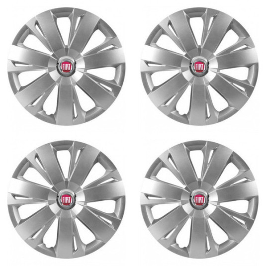 Poklice pro Fiat (červené) 15 ENERGY RC