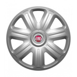 Poklice pro Fiat (červené) 15 COMFORT