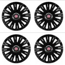 Poklice pro Fiat (červené) 15 ACTIVE RC BLACK