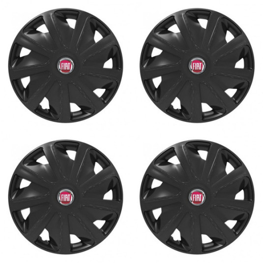 Poklice pro Fiat (červené) pre dodávky 15 Craft black
