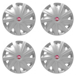 Poklice pro Fiat (červené) pre dodávky 15 Craft silver