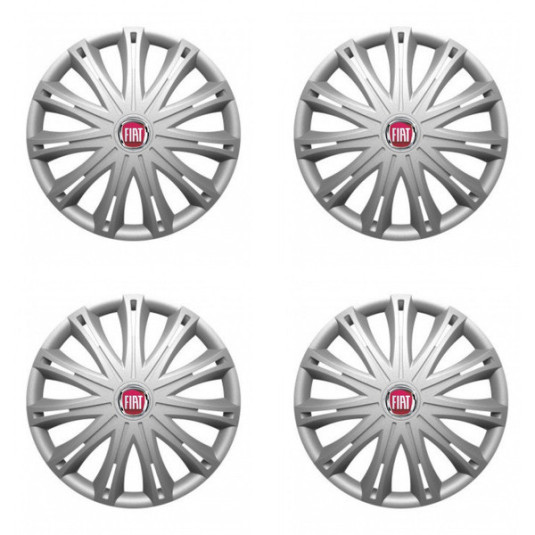 Poklice pro Fiat (červené) 16 SPARK