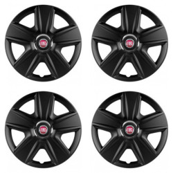 Poklice pro Fiat (červené) 16 ESPRIT RC BLACK