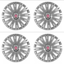 Poklice pro Fiat (červené) 16 ACTIVE RC