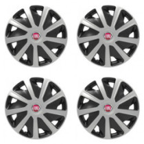 Poklice pro Fiat (červené) pre dodávky 16 Craft silver and black