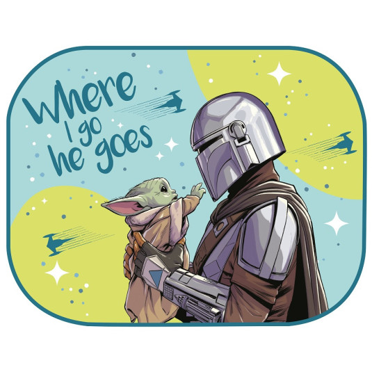 Boční clony 2ks 44x35cm The Mandalorian